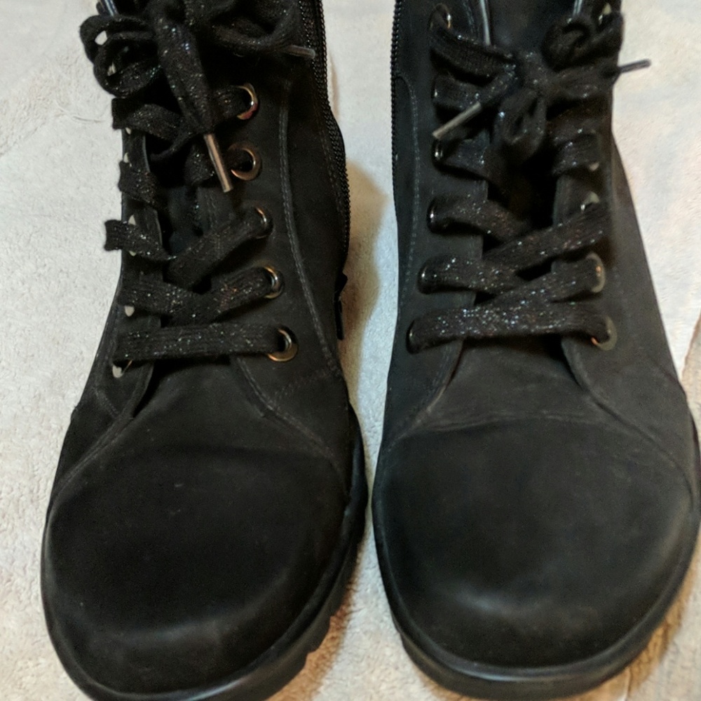 Hartjes Suede Boots Women' Size 10/41 Zipper